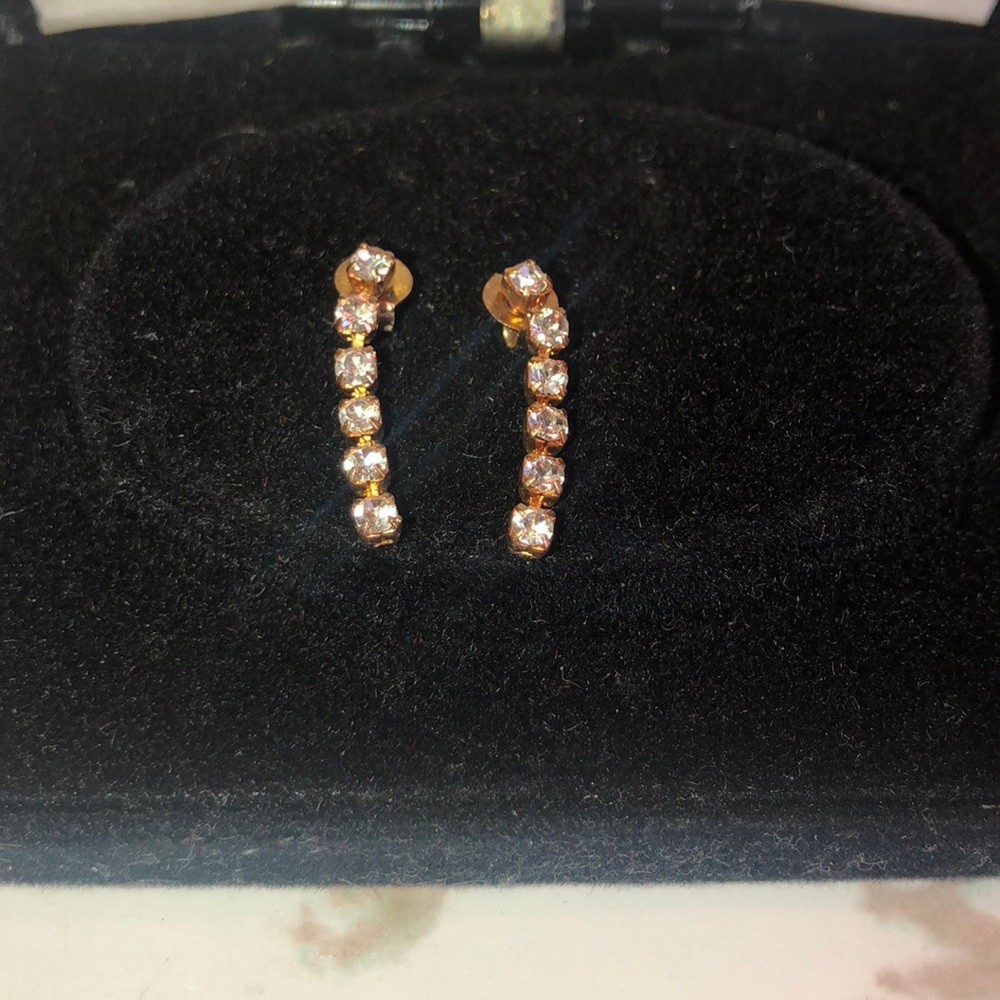 Gold earrings
